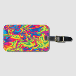Psychedelic Luggage Tag Gepäckanhänger