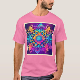 Psychedelic Mandala Design T-Shirt