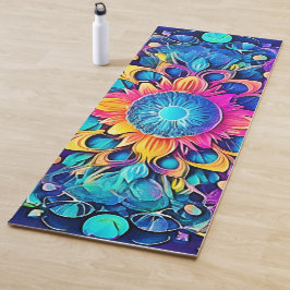 Psychedelic Mandala Design Yogamatte