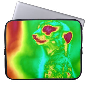 Psychedelic Meerkat Laptopschutzhülle
