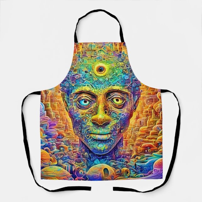 Psychedelic Mind Art Schürze (Vorderseite)