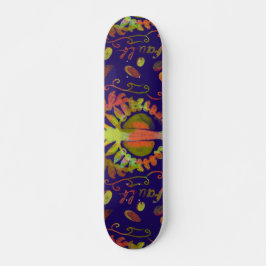Psychedelic Mirror Symmetrie Abstrakte Kunst Skateboard