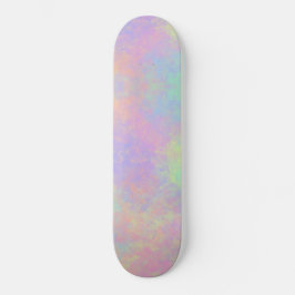 Psychedelic Mottles Pastel Skateboard