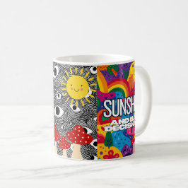Psychedelic Mug - Colorful Trippy Coffee Cup Kaffeetasse