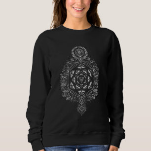 Psychedelic Mushroom Cluster Mycology Graphic Sweatshirt