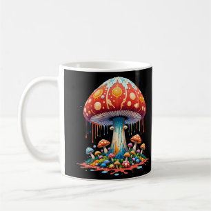 Psychedelic Mushroom Illustration Kaffeetasse