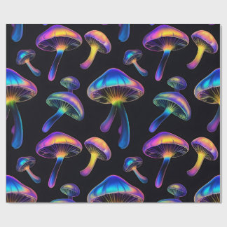 Psychedelic Mushroom Wrapping Paper Geschenkpapier