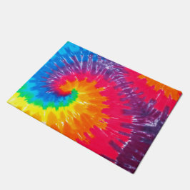Psychedelic Neon Krawatte Dye Fußmatte
