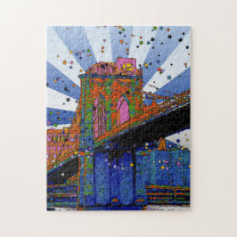 Psychedelic NYC: Brooklyn Bridge #2