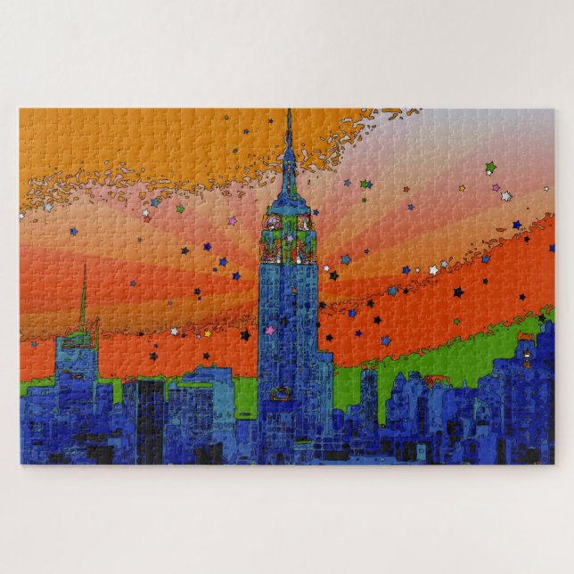 Psychedelic NYC: EmpStBldg #3 (Horizontal)
