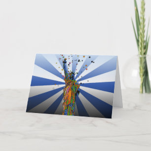 Psychedelic NYC: Freiheitsstatue #2 Karte