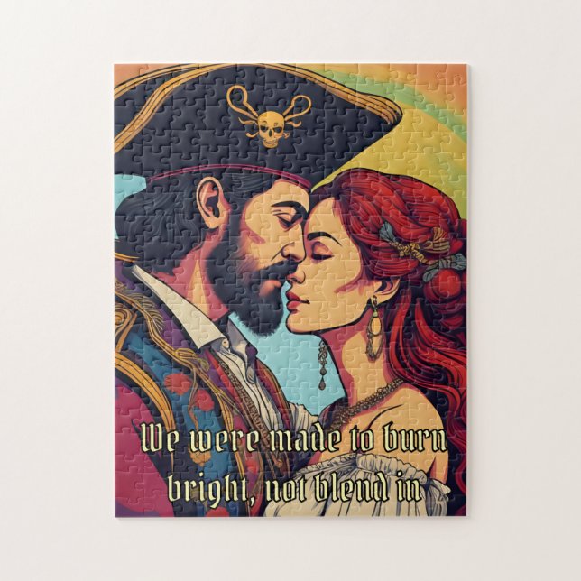 Psychedelic Pirate Couple - Bold Romance (Vertikal)