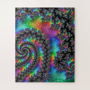 Psychedelic Rainbow Fractal