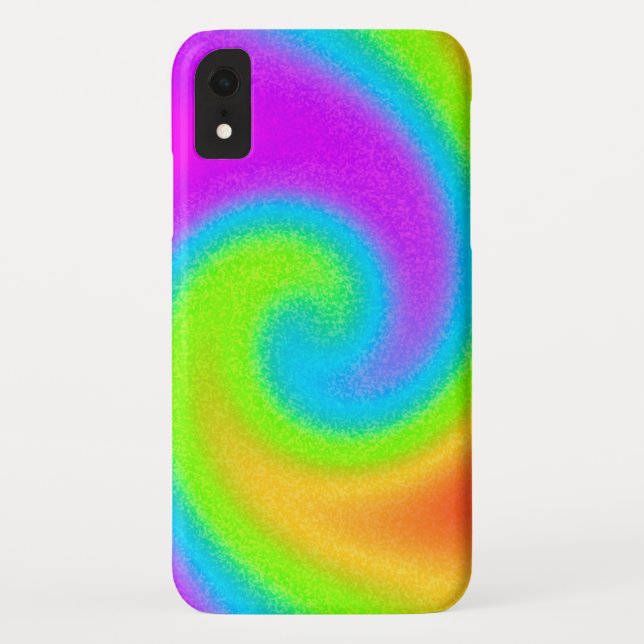 Psychedelic Rainbow Yin & Yang Case-Mate iPhone Hülle (Rückseite)