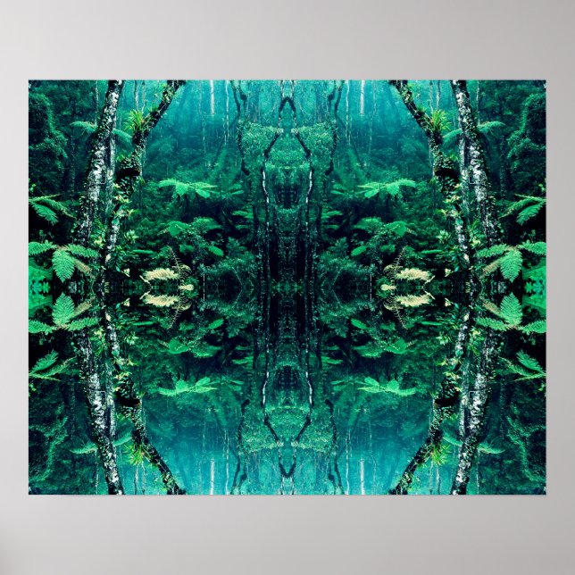 Psychedelic Rainforest Poster (Vorne)