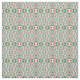 Psychedelic Retro Bold Groovy Weihnachtsmuster Stoff