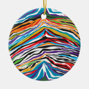 Psychedelic Retro Keramikornament