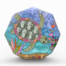 Psychedelic Sea Turtle Seepferd Art