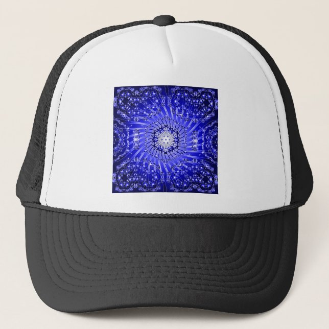 Psychedelic Spiral Pattern: Truckerkappe (Vorderseite)