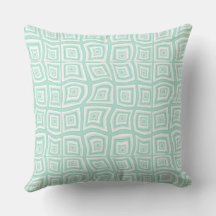 Psychedelic Square Prisms Karo Cruise Floral Kissen