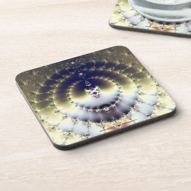 Psychedelic Sun Getränkeuntersetzer (Linke Seite)