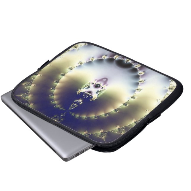 Psychedelic Sun Laptopschutzhülle (Vorne Knopf)