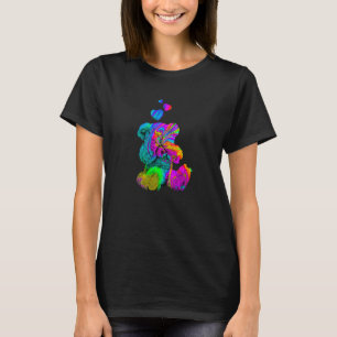 Psychedelic Teddy Bär Trippy Teddy mit T-Shirt