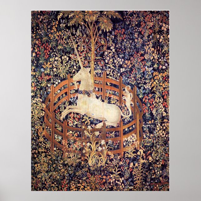 Psychedelic Unicorn Poster (Vorne)