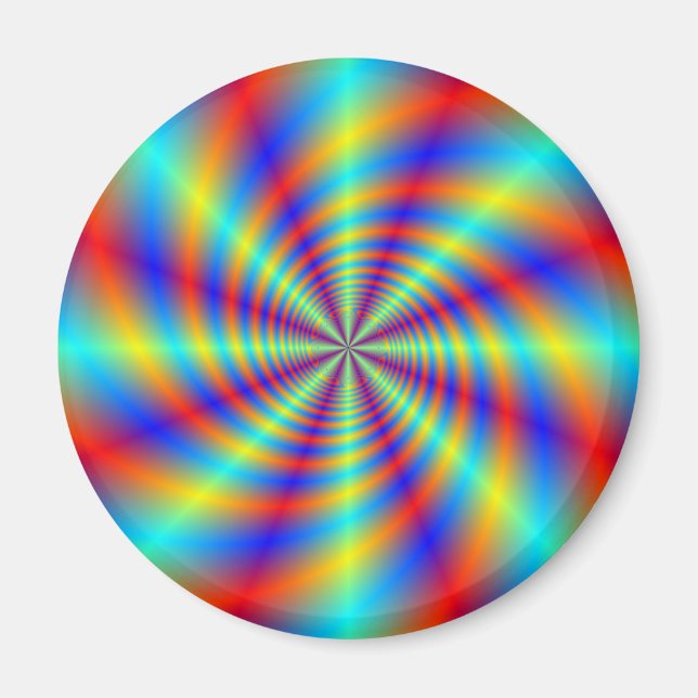 Psychedelic Whirl Magnet (Vorne)