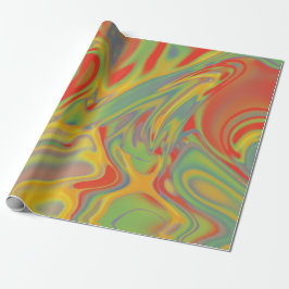 Psychedelic wrapping paper geschenkpapier