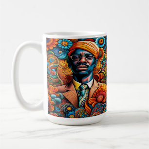 Psychedelica Abstrakt American Man Kaffeetasse