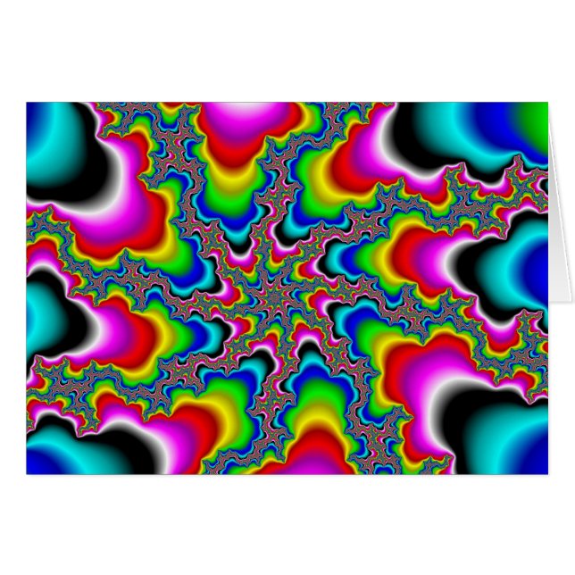 Psychedelica - Carte Fractale (Devant horizontal)