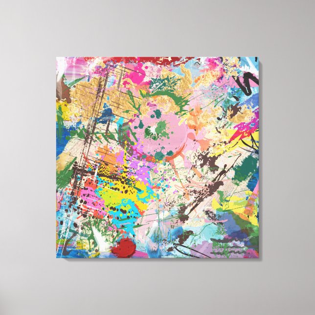 Psychedelie Leinwanddruck (Vorderseite)
