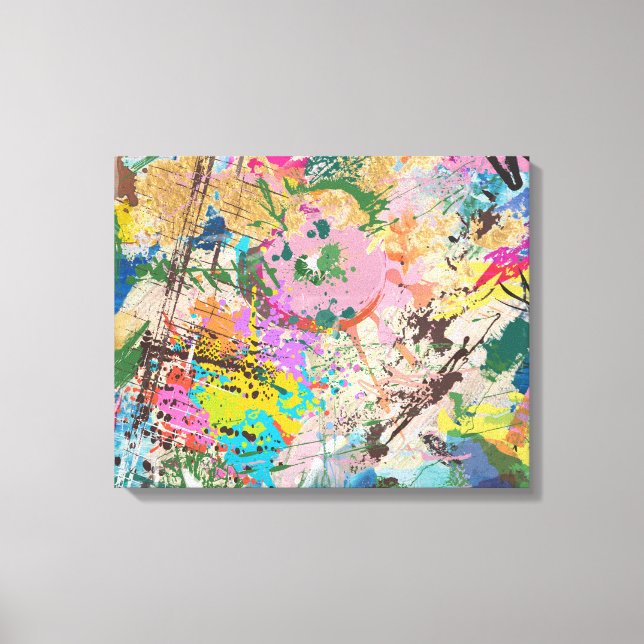 Psychedelie Leinwanddruck (Vorderseite)