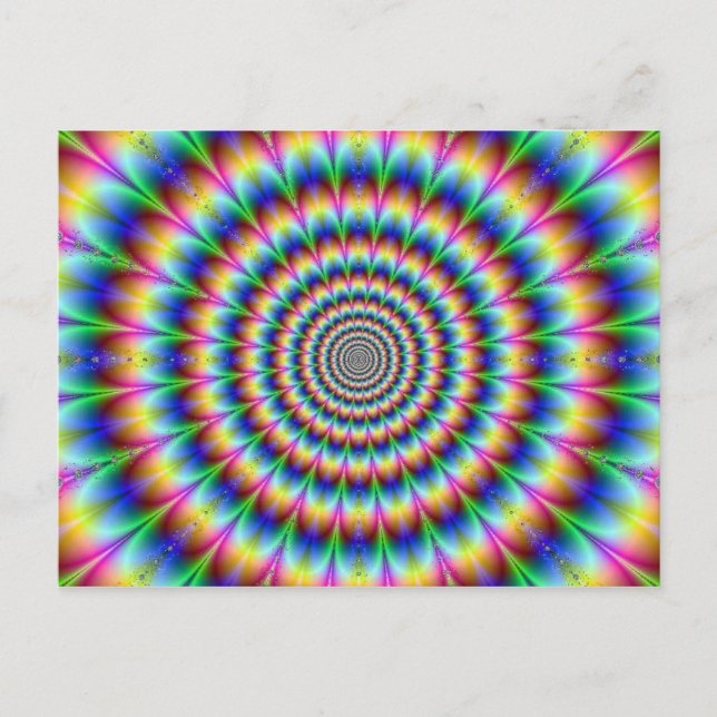 Psychedelie Postkarte (Vorderseite)