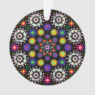 Psychédélique personnalisée Point Mandala Noël