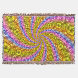 Psychedelisch, Abstrakt Vortex-Wirbel-Blanket Decke