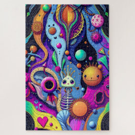 Psychedelisch Abstrakt - Whimsical Dreamscape Art
