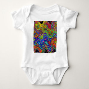 psychedelisch baby strampler