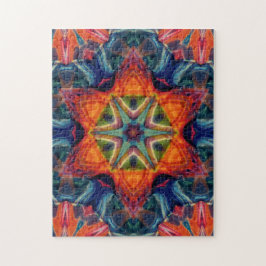 Psychedelisch farbiges Kaleidoskop-Muster