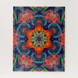 Psychedelisch farbiges Kaleidoskop-Muster