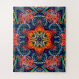 Psychedelisch farbiges Kaleidoskop-Muster