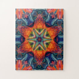Psychedelisch farbiges Kaleidoskop-Muster