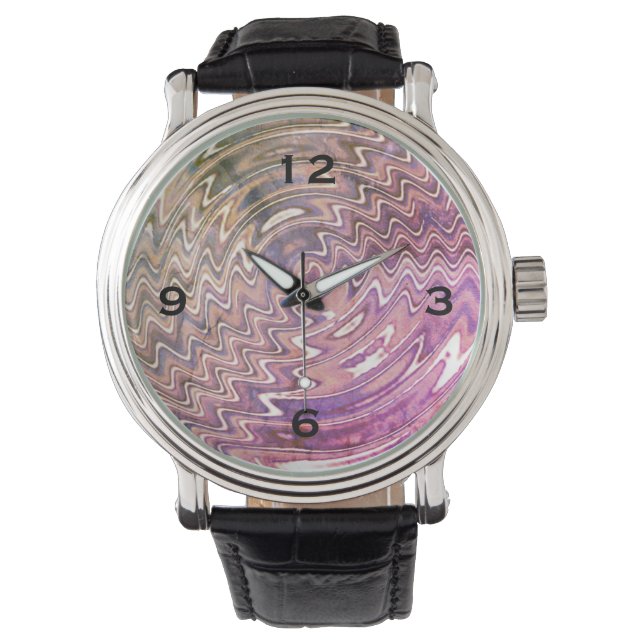 Psychedelisch für Männer Armbanduhr (Vorderseite)