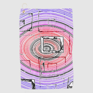 psychedelisch golfhandtuch