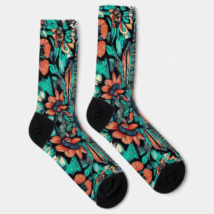 Psychedelisch-hawaiisch Socken