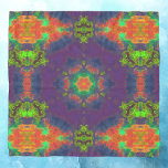 Psychedelisch Hippie Lila Orange und Green Schal<br><div class="desc">Dieses psychedelische Kaleidoskop-Design ist lila,  grün und orange. Lebhafte trippige Visuals für den modernen Hippie oder für jeden,  der helle Farben Liebe!</div>