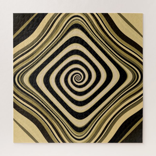 Psychedelisch Hypnotic Swirl Groovy Fraktal Art (Vertikal)