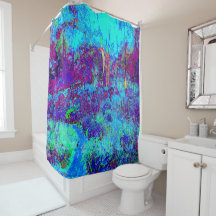 Psychedelisch Impressionistisch Blauer Garten Land