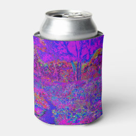 Psychedelisch Impressionistisch Lila Landschaft Dosenkühler